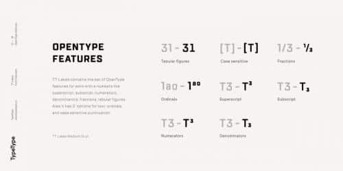 TT Lakes Font Family 14