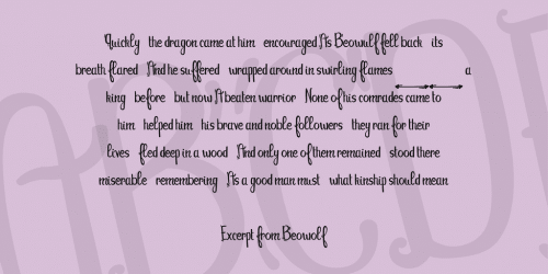 Tequila Sunset Font 3