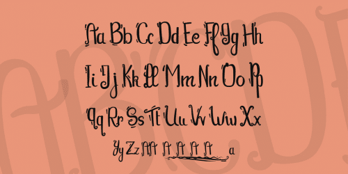 Tequila Sunset Font 4