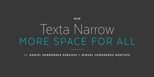 Texta Narrow Font Family