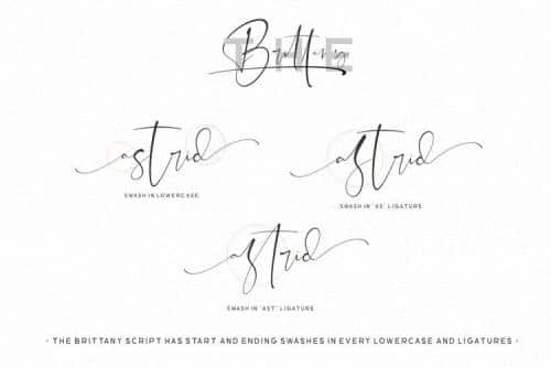The Brittany Font Trio 17