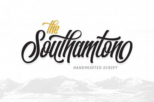 The Southamton Handpainted Typeface 1