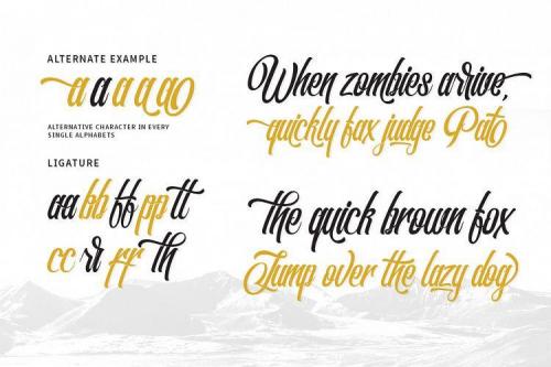 The Southamton Handpainted Typeface 3