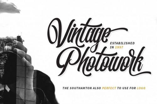 The Southamton Handpainted Typeface 4