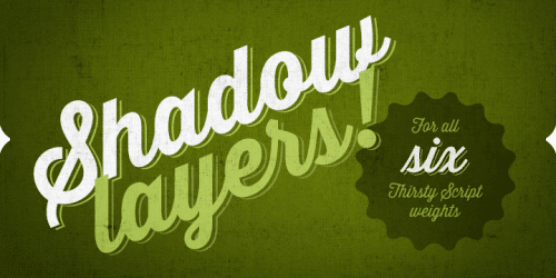 Thirsty Script Extrabold Font 2