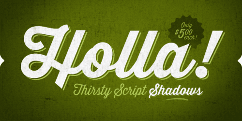 Thirsty Script Extrabold Font 4