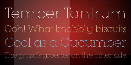 Typo Geoslab Thin Font