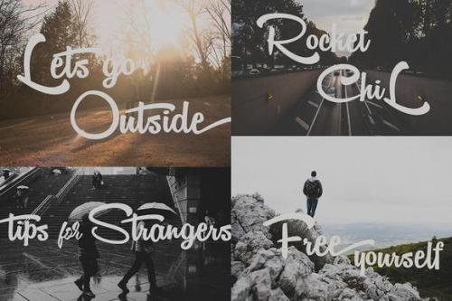 Vantom Stylistic Font 4