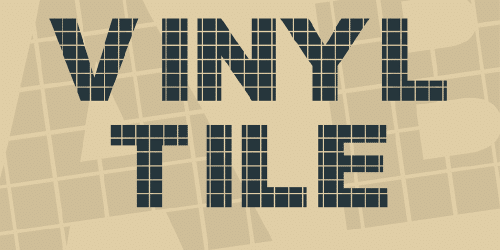 Vinyl Tile Font 1