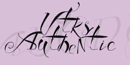 Vtks Authentic Font 1