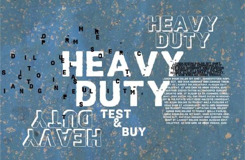 VTKS Heavy Duty Font