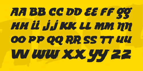Vtks Lemon Drop Font 2