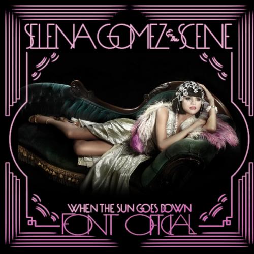 WHEN THE GOES SUN . SCENE Font 1