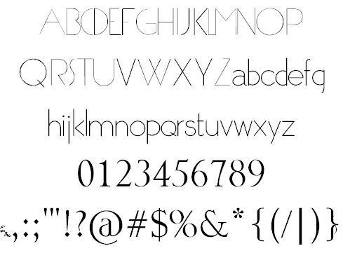 WHEN THE GOES SUN . SCENE Font 3