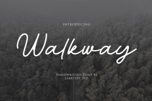 Walkway Font 3