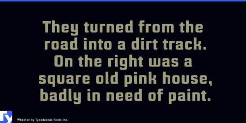 Wheaton Font 4