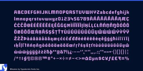 Wheaton Font 5