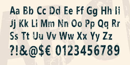 White Funky Rabbit Font 3