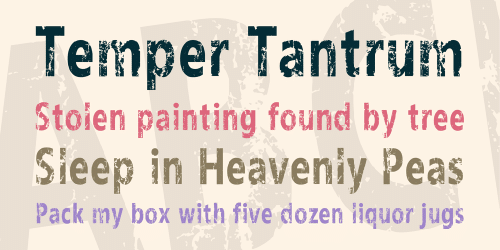 White Funky Rabbit Font 5
