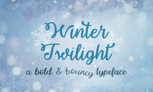Winter Twilight Font 1