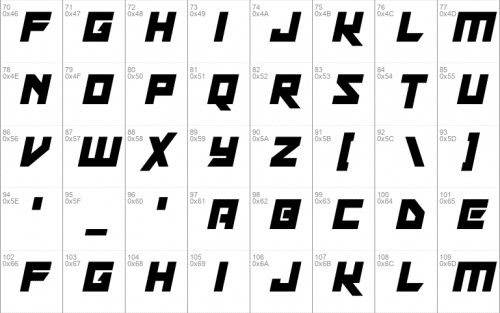 Xen Galaxy Font 2