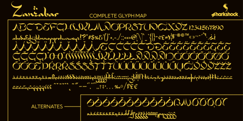 Zanzabar Font