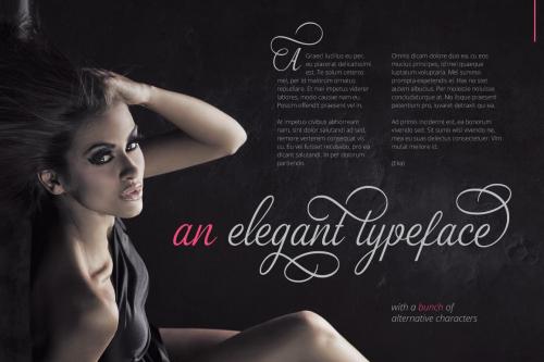 Zelda Script Font 4