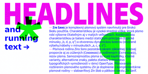 Zin Sans Font Family 2