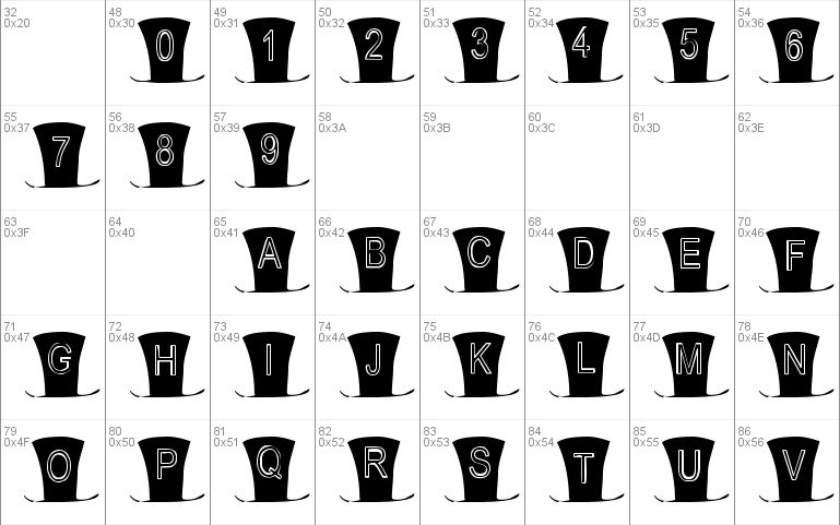 101! Mad Hatter Font