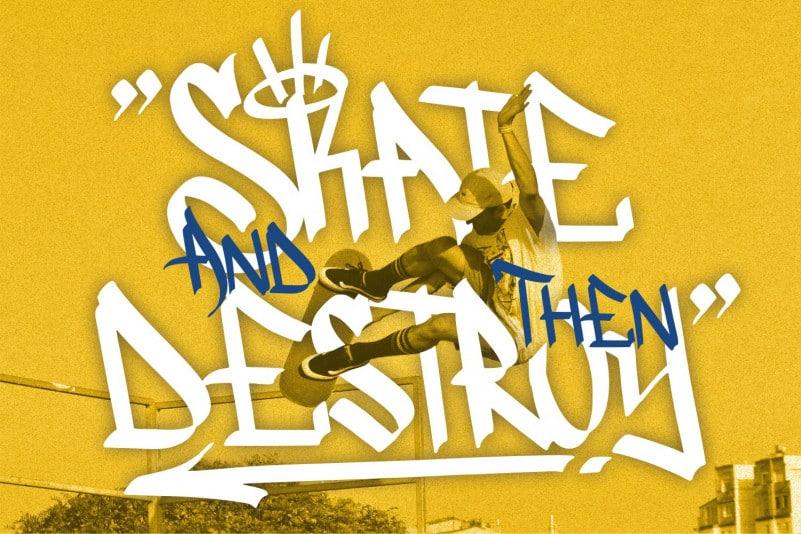 Amperas Graffiti Font 2