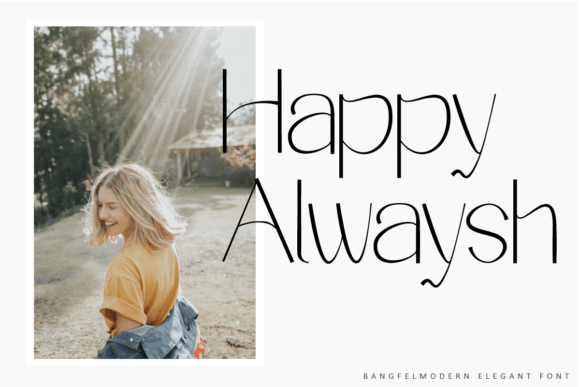 Bangfel Display Font 3