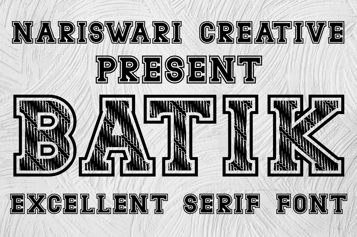 Batik Font