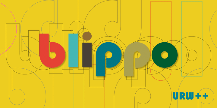 Blippo Font 10