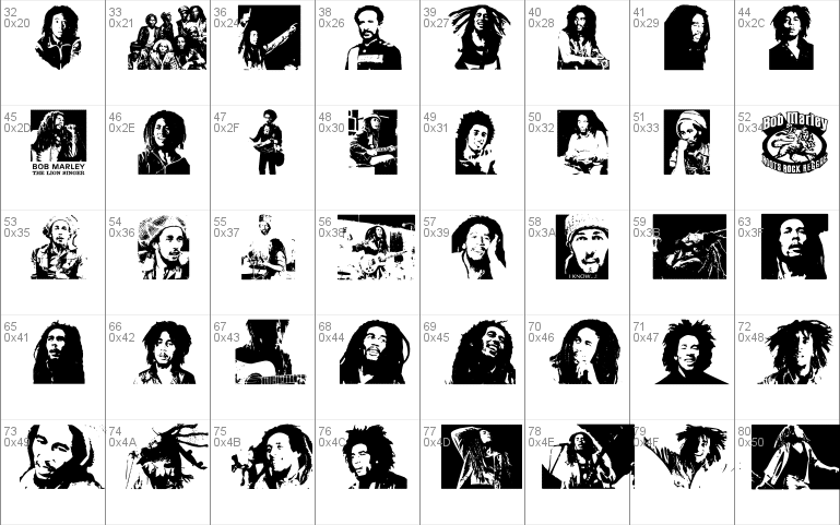 Bob Marley Font 2