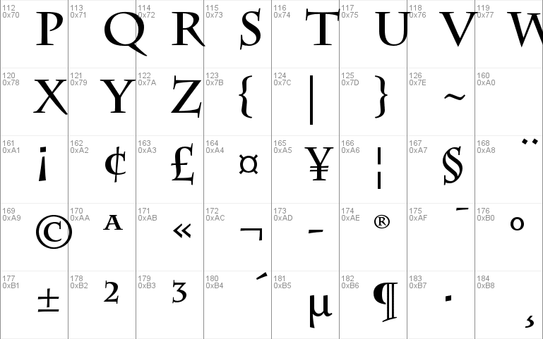 Charlemagne Std Font 2