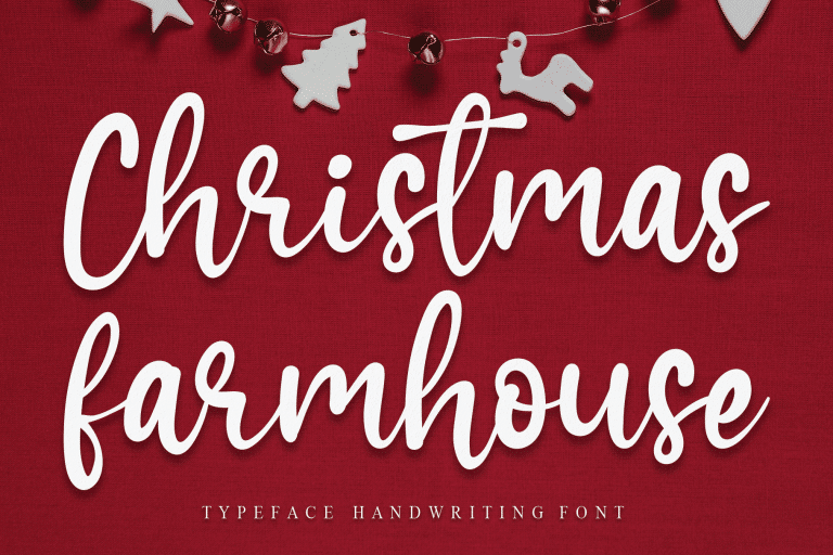 Christmas Farmhouse Script Font