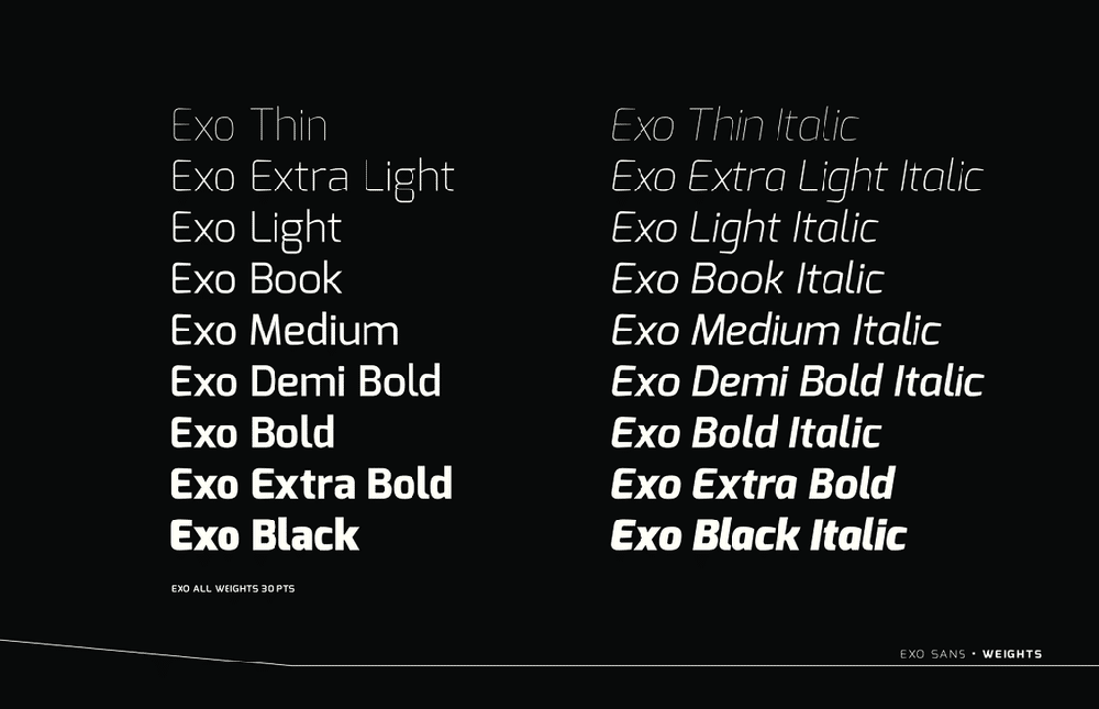 Exo Font 1