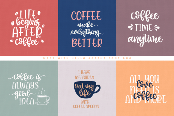 Hello Agatha Font Duo 2