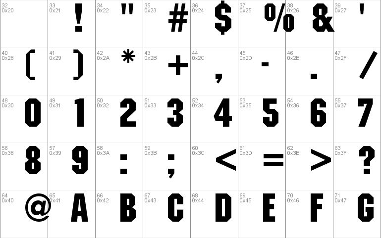 Itc Machine Std Font