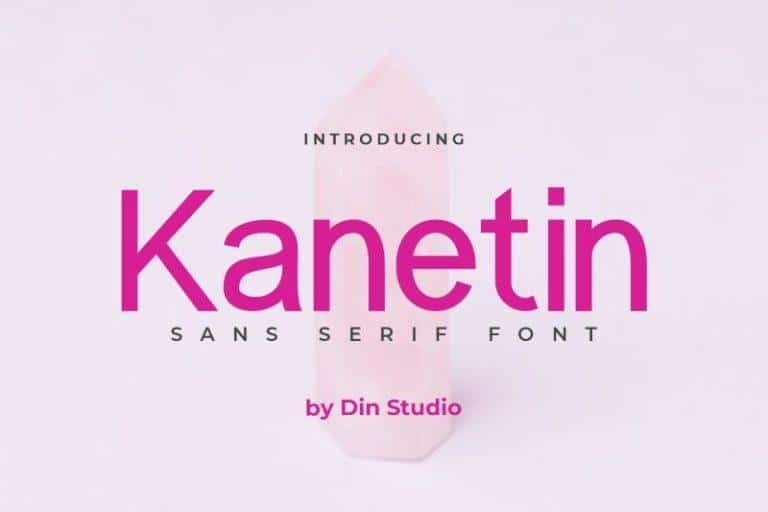Kanetin Sans Serif Font