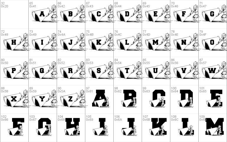 LMS New Cheerleader Font