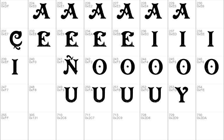 Le Casino Royale Font 5