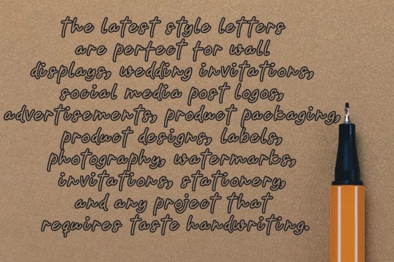 Linlove Display Font 2 (1)