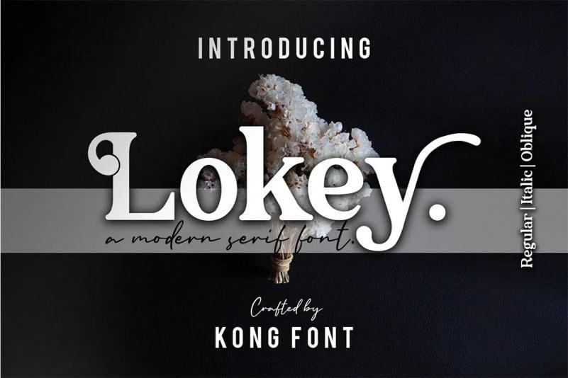 Lokey Serif Font