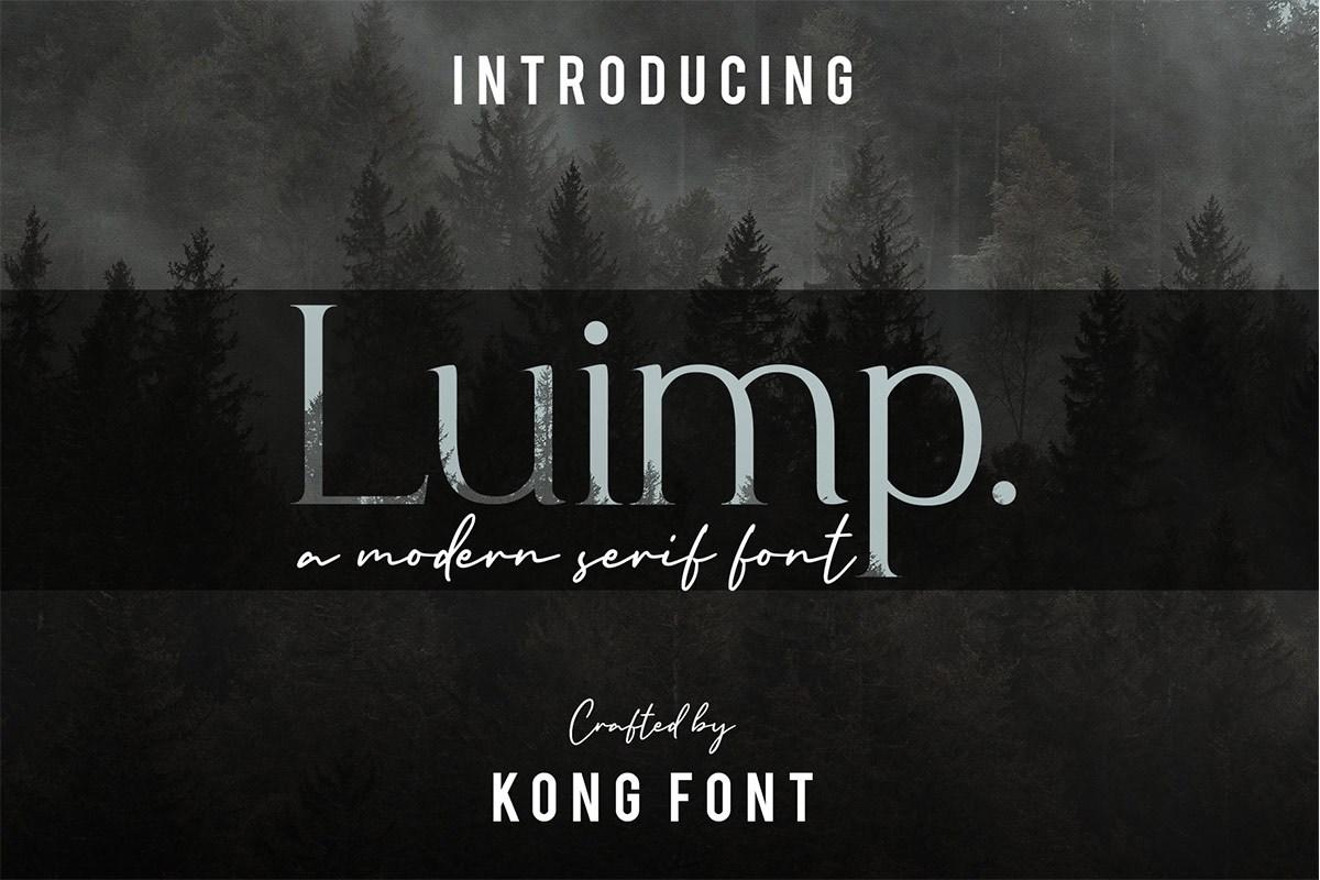 Luimp Serif Font