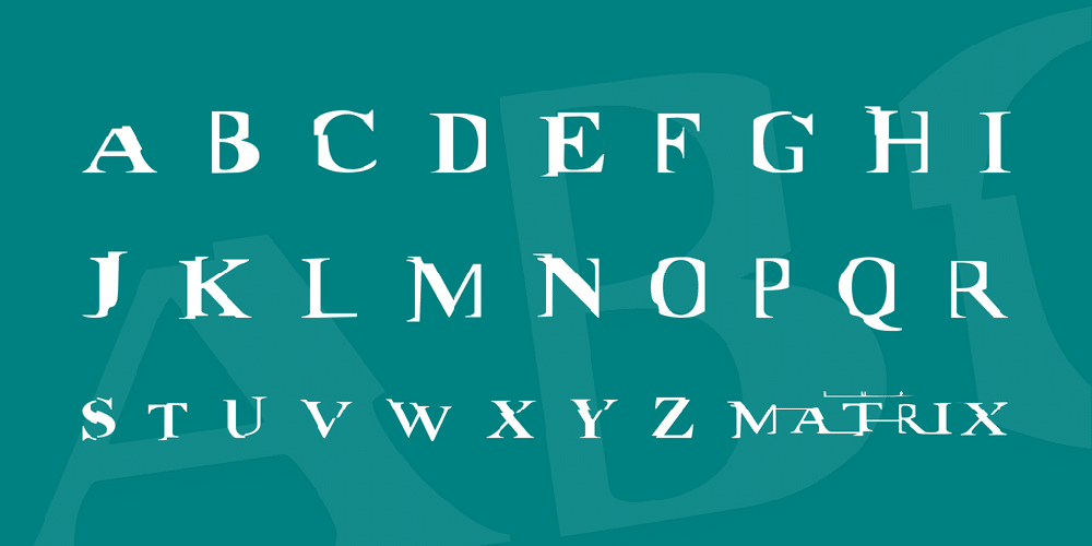 Matrix Font 1