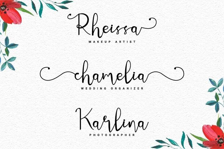 Meltinghones Calligraphy Script Font 3