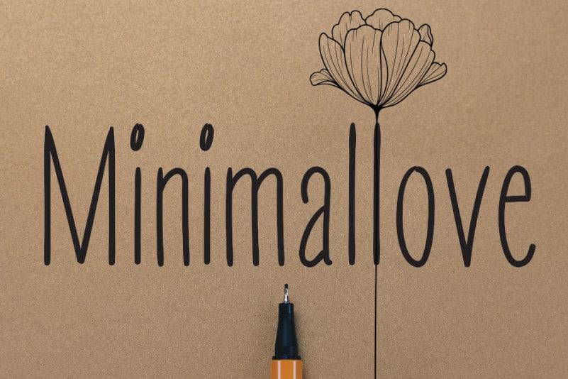 Minimallove Handwritten Font