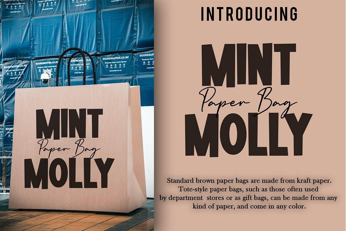 Mintmolly Display Font 1