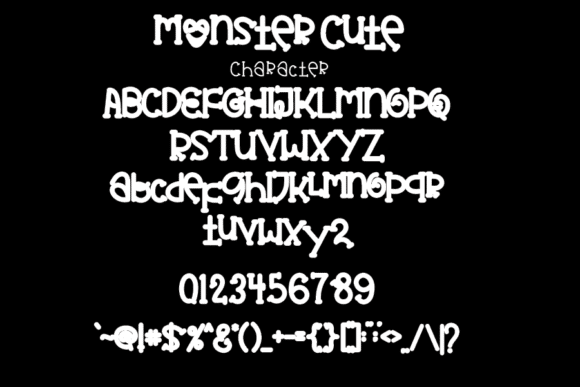 Monster Cute Display Font 3